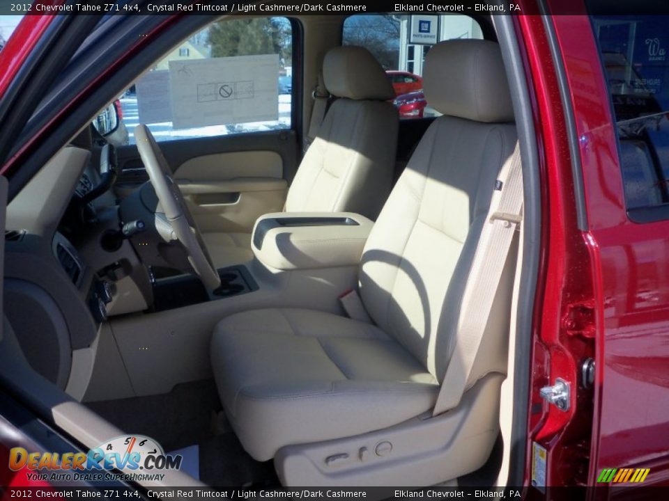 2012 Chevrolet Tahoe Z71 4x4 Crystal Red Tintcoat / Light Cashmere/Dark Cashmere Photo #27