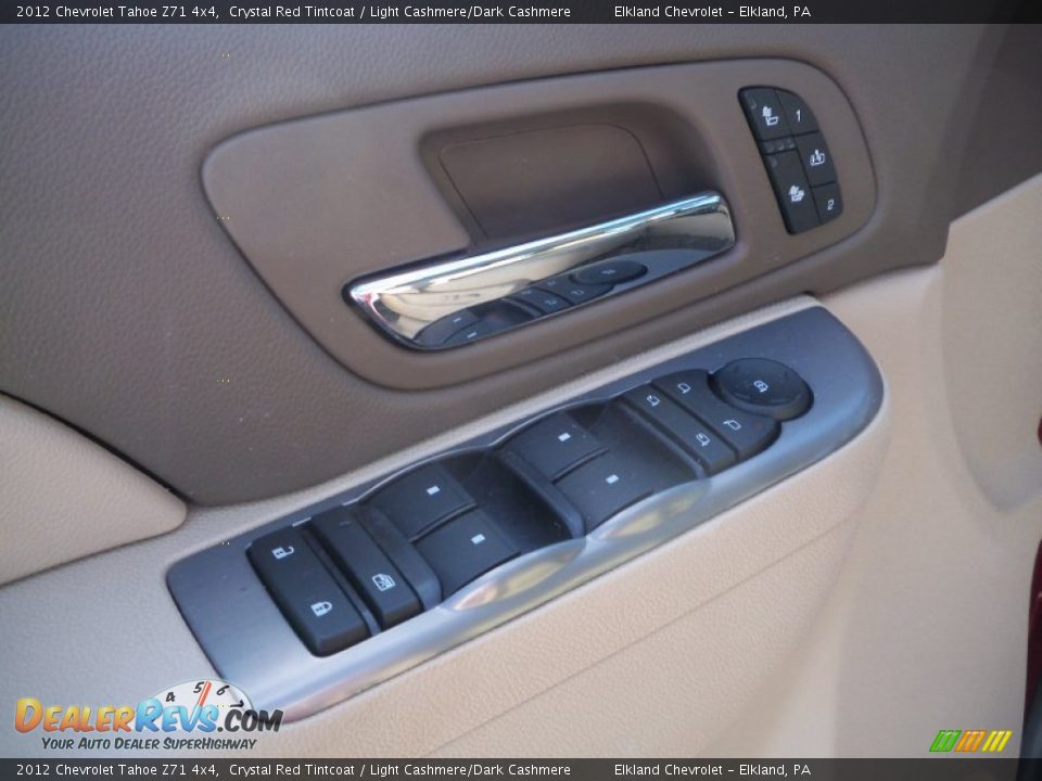 2012 Chevrolet Tahoe Z71 4x4 Crystal Red Tintcoat / Light Cashmere/Dark Cashmere Photo #29