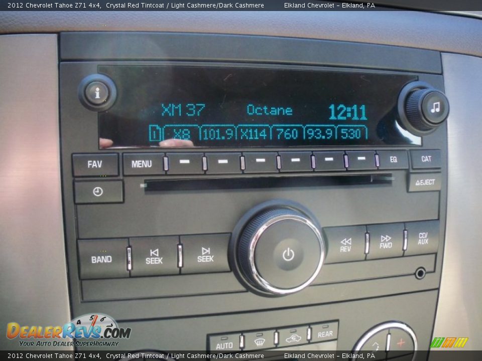 Audio System of 2012 Chevrolet Tahoe Z71 4x4 Photo #34