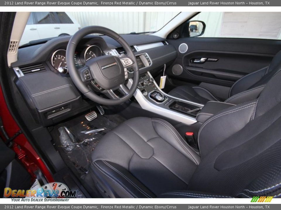 Dynamic Ebony Cirrus Interior 2012 Land Rover Range Rover