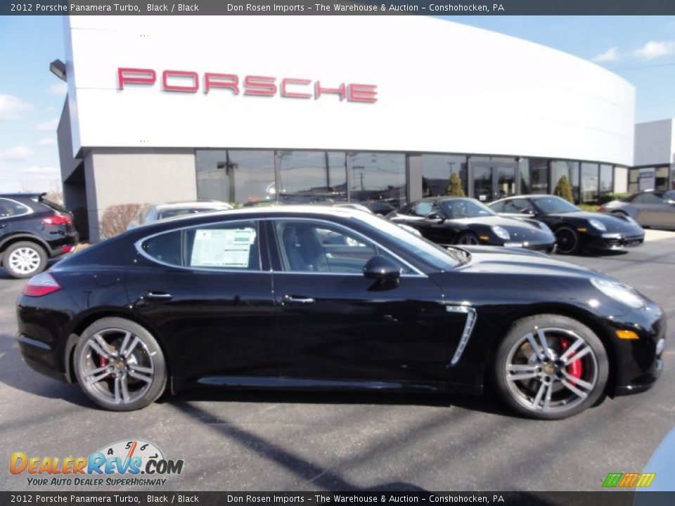 2012 Porsche Panamera Turbo Black / Black Photo #5