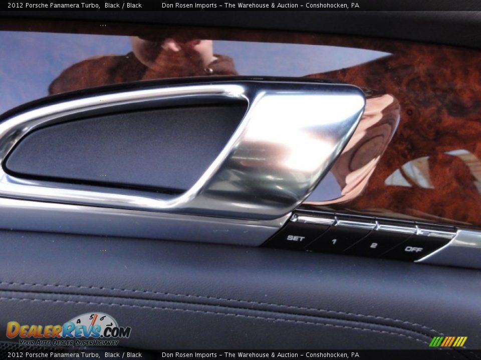 2012 Porsche Panamera Turbo Black / Black Photo #13