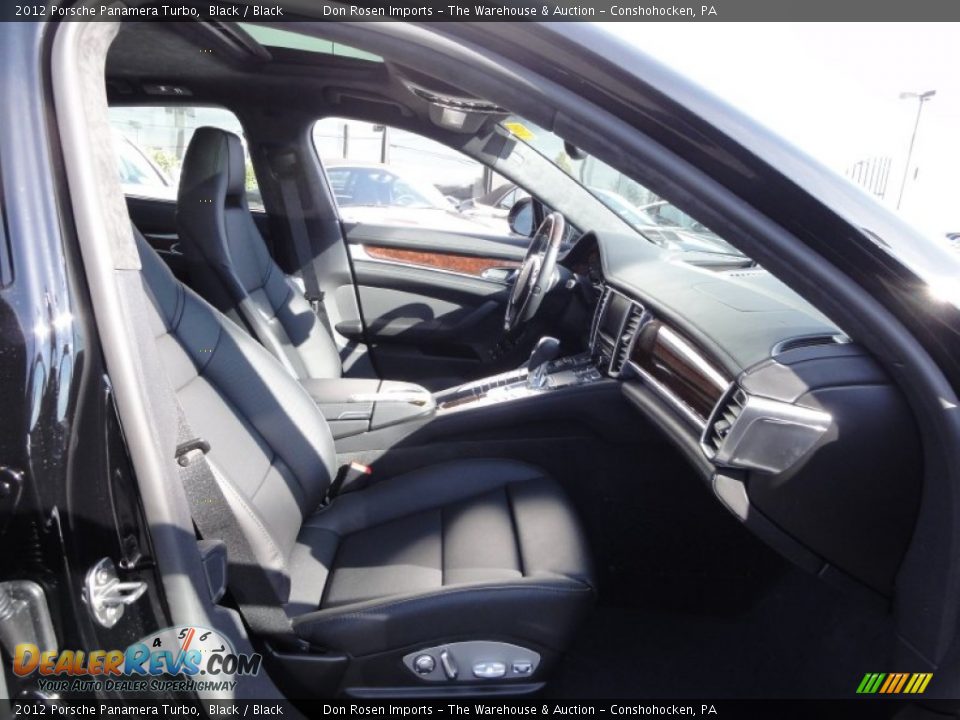 2012 Porsche Panamera Turbo Black / Black Photo #19