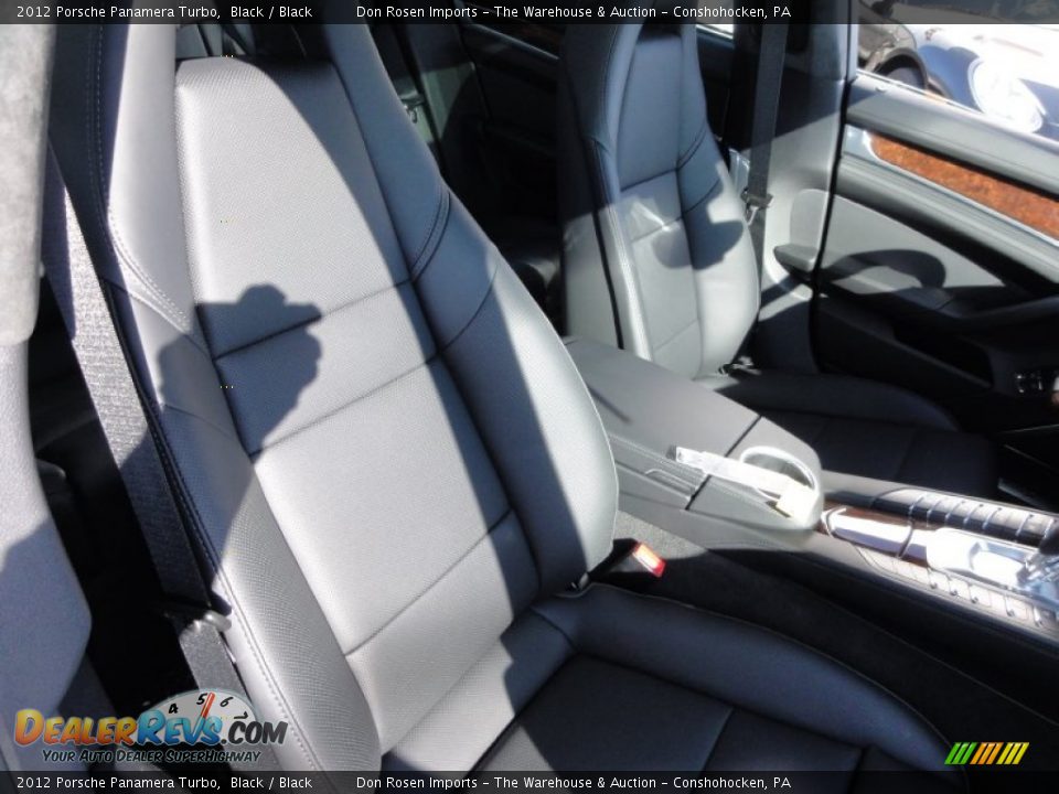 2012 Porsche Panamera Turbo Black / Black Photo #20