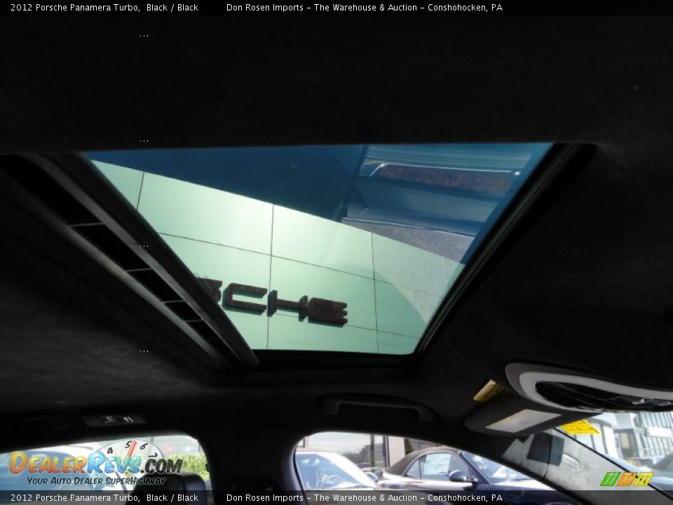 2012 Porsche Panamera Turbo Black / Black Photo #21