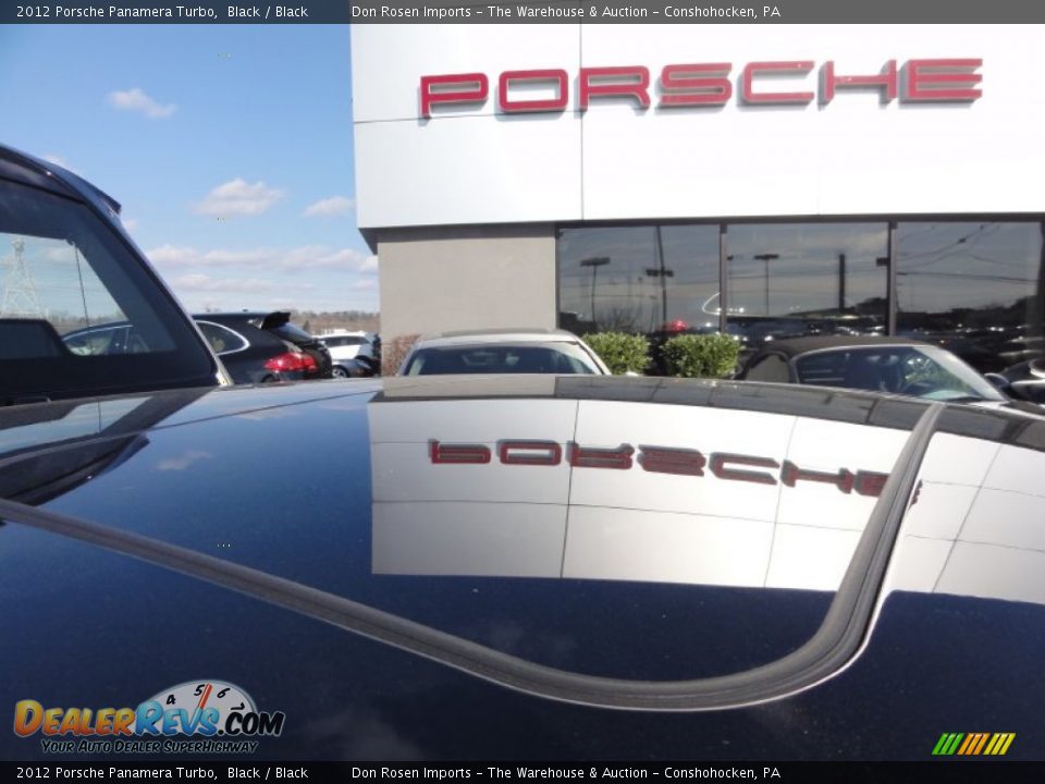 2012 Porsche Panamera Turbo Black / Black Photo #22