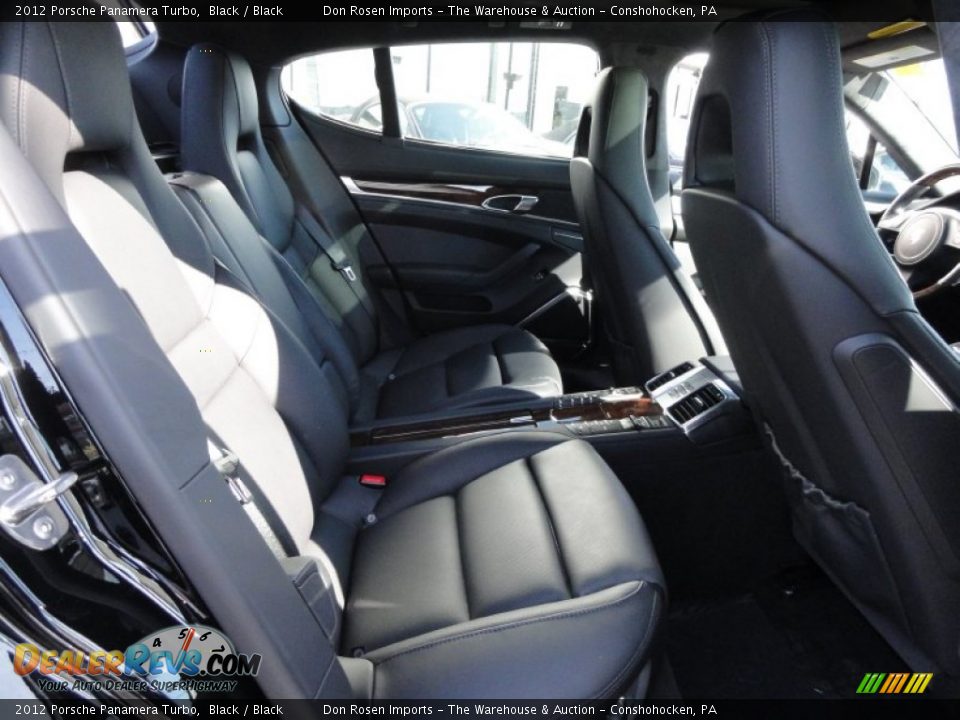 2012 Porsche Panamera Turbo Black / Black Photo #23