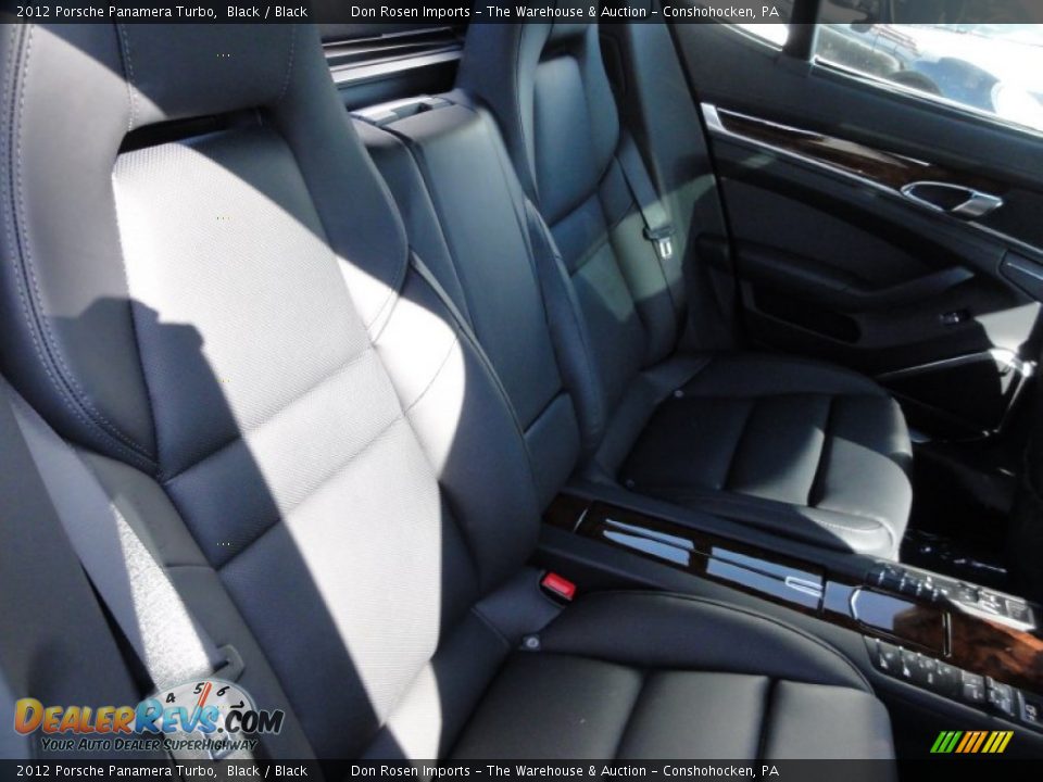 2012 Porsche Panamera Turbo Black / Black Photo #24