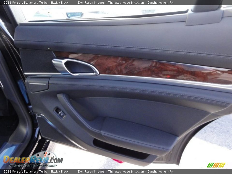 2012 Porsche Panamera Turbo Black / Black Photo #25