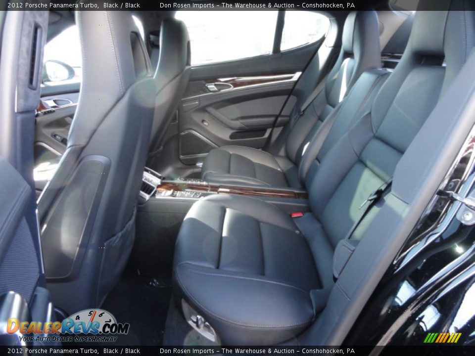 Black Interior - 2012 Porsche Panamera Turbo Photo #28