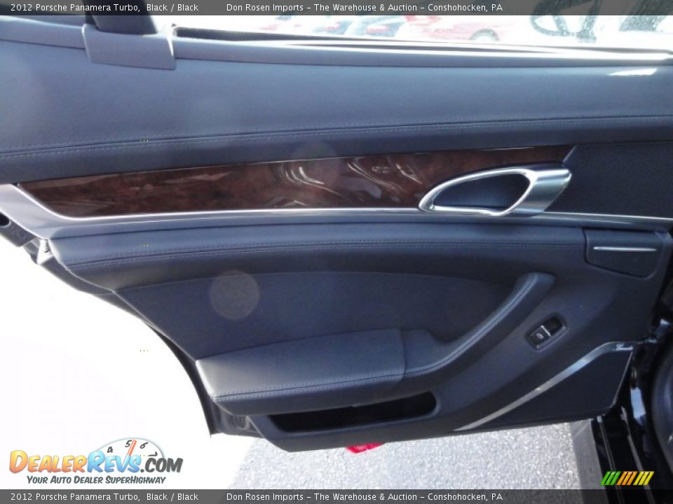2012 Porsche Panamera Turbo Black / Black Photo #29