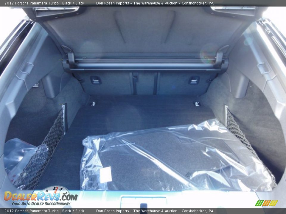 2012 Porsche Panamera Turbo Black / Black Photo #33