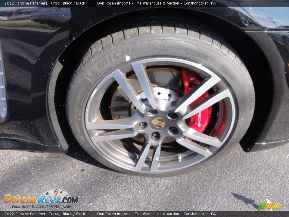 2012 Porsche Panamera Turbo Black / Black Photo #36