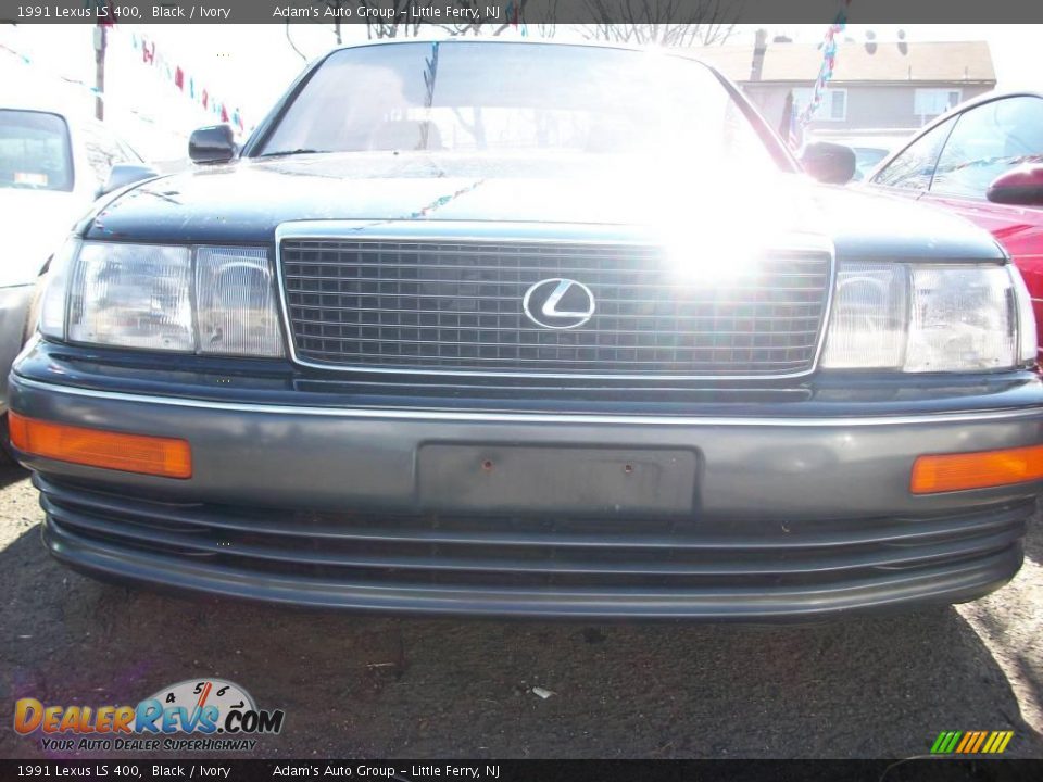 1991 Lexus LS 400 Black / Ivory Photo #2