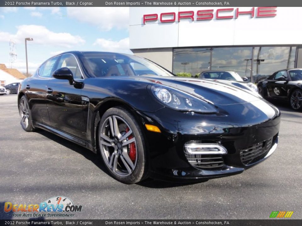 Front 3/4 View of 2012 Porsche Panamera Turbo Photo #1