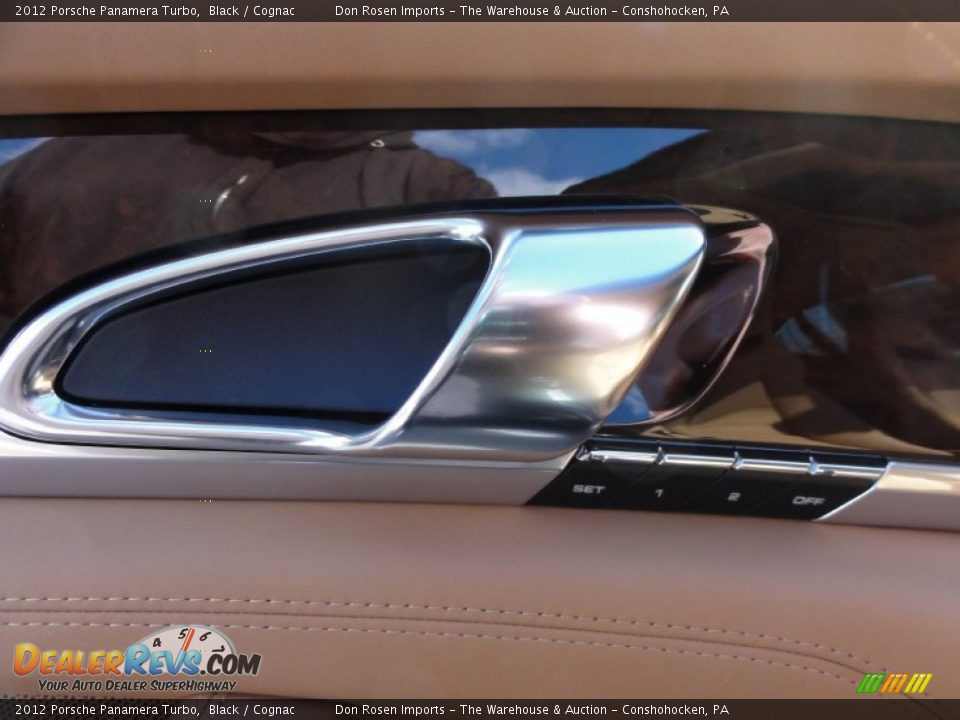 2012 Porsche Panamera Turbo Black / Cognac Photo #12