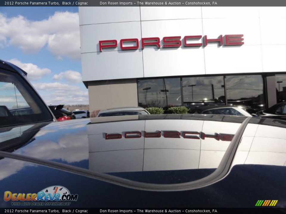 2012 Porsche Panamera Turbo Black / Cognac Photo #21