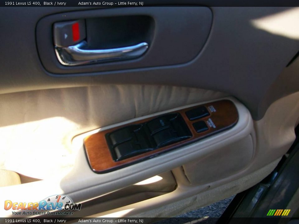 1991 Lexus LS 400 Black / Ivory Photo #7