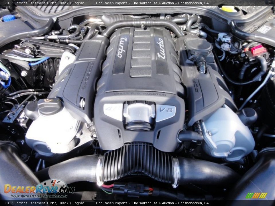 2012 Porsche Panamera Turbo 4.8 Liter DFI Twin-Turbocharged DOHC 32-Valve VarioCam Plus V8 Engine Photo #36