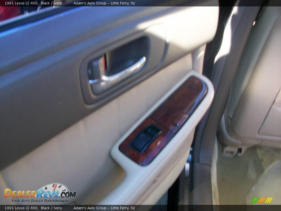 1991 Lexus LS 400 Black / Ivory Photo #12