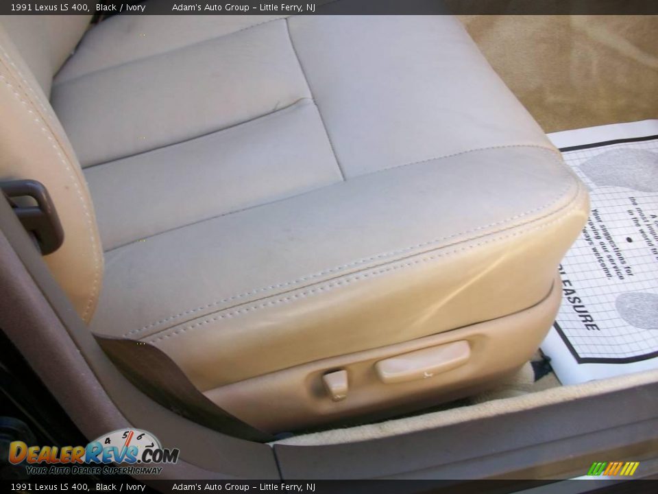 1991 Lexus LS 400 Black / Ivory Photo #13