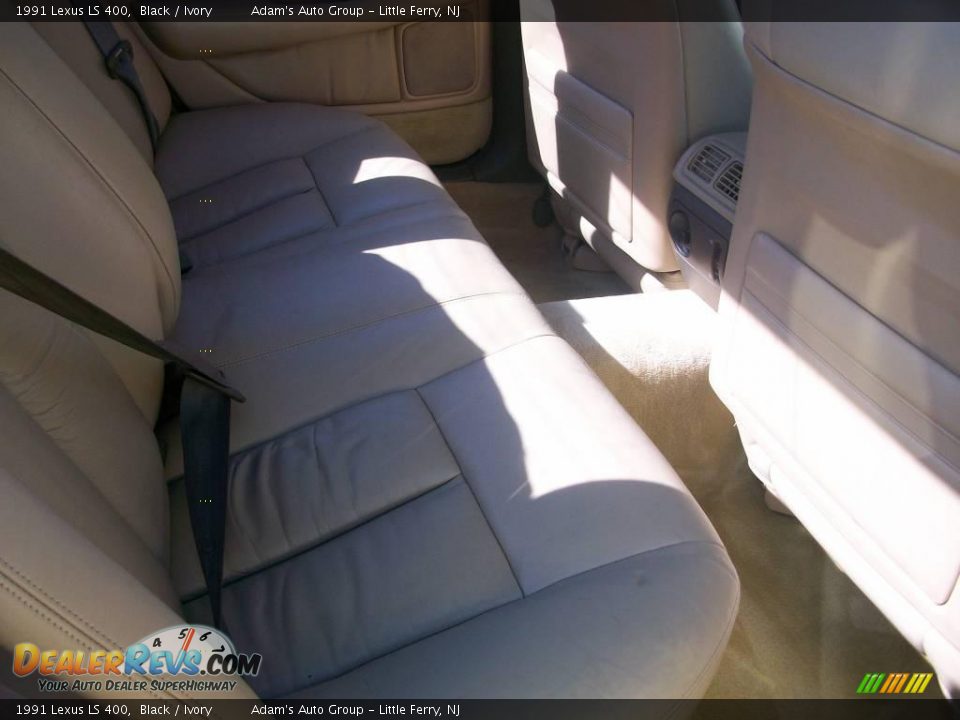 1991 Lexus LS 400 Black / Ivory Photo #16