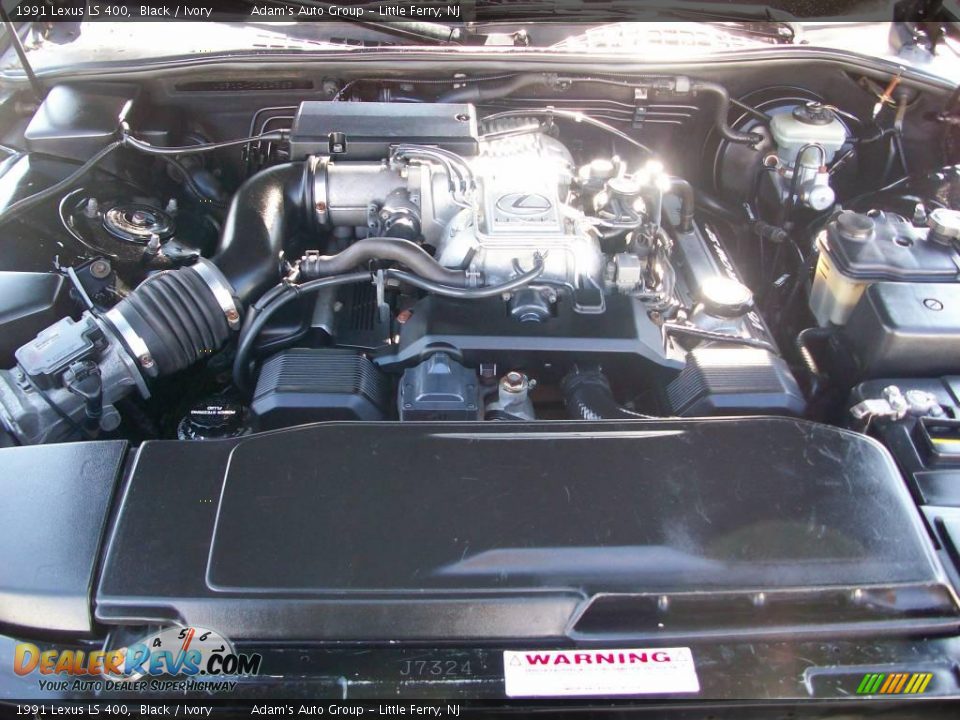 1991 Lexus LS 400 Black / Ivory Photo #23