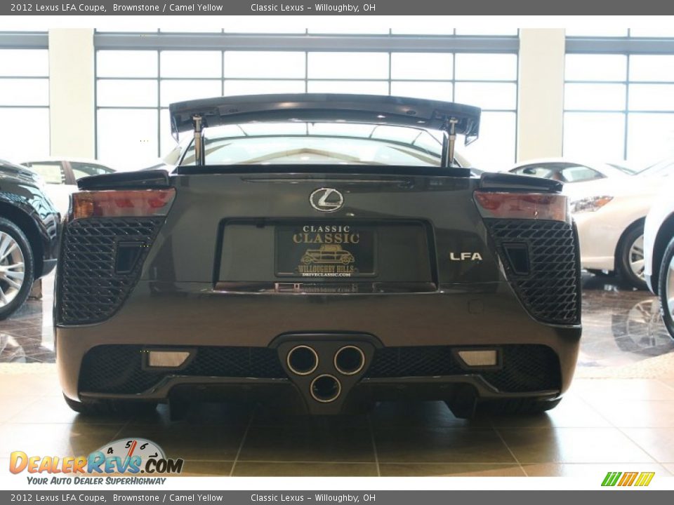 2012 Lexus LFA Coupe Brownstone / Camel Yellow Photo #6