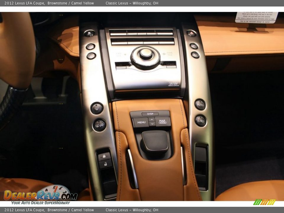 Controls of 2012 Lexus LFA Coupe Photo #13