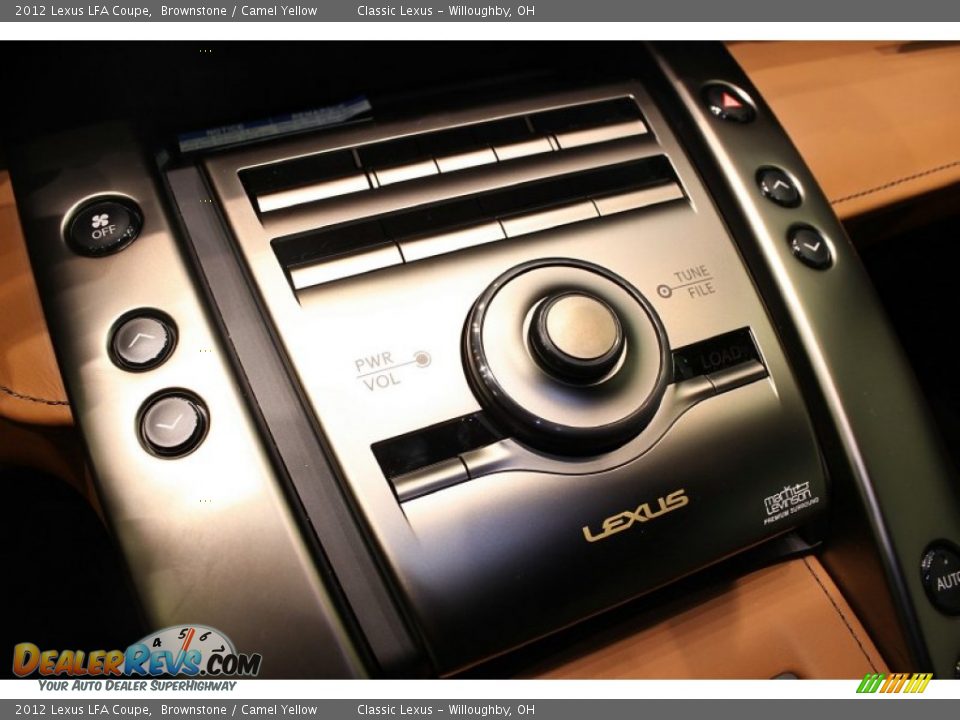 Audio System of 2012 Lexus LFA Coupe Photo #16