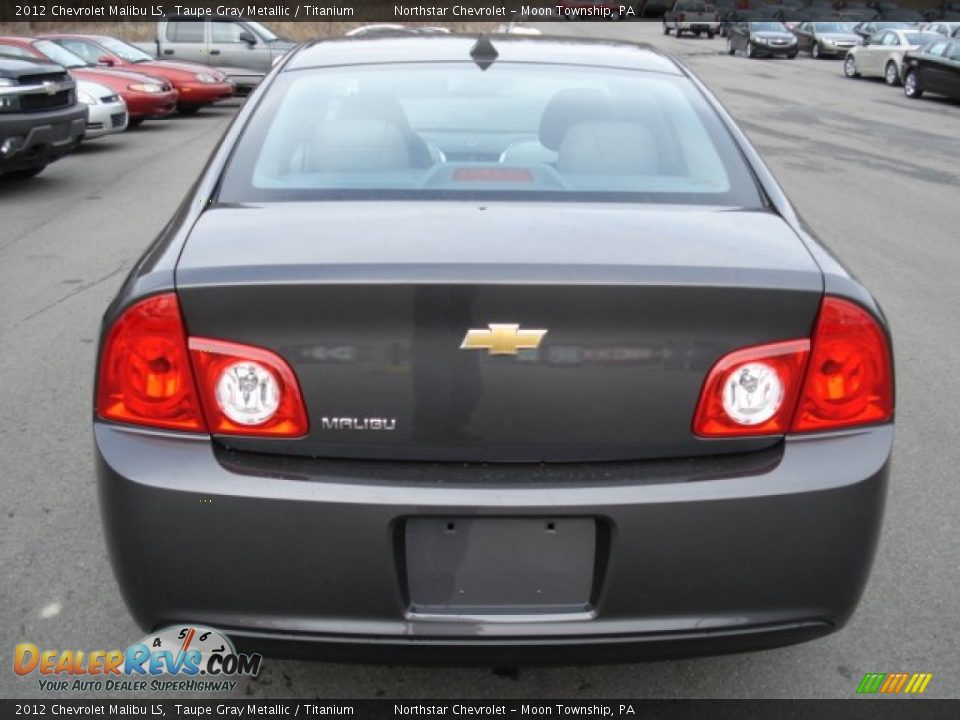 2012 Chevrolet Malibu LS Taupe Gray Metallic / Titanium Photo #7