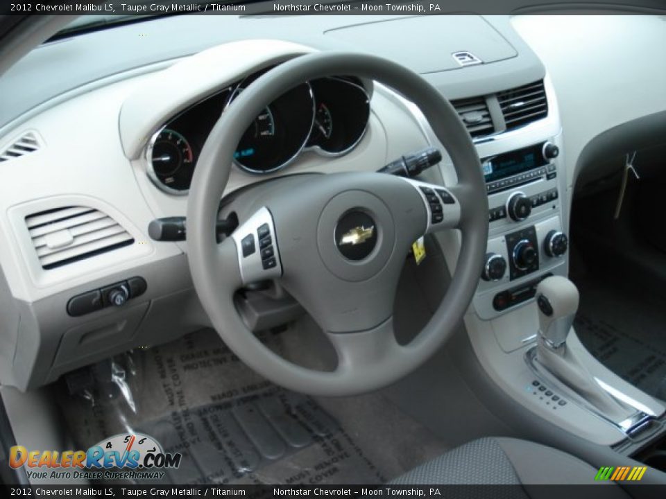 2012 Chevrolet Malibu LS Taupe Gray Metallic / Titanium Photo #10