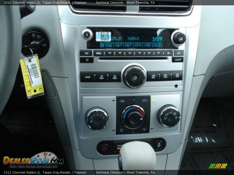 2012 Chevrolet Malibu LS Taupe Gray Metallic / Titanium Photo #17