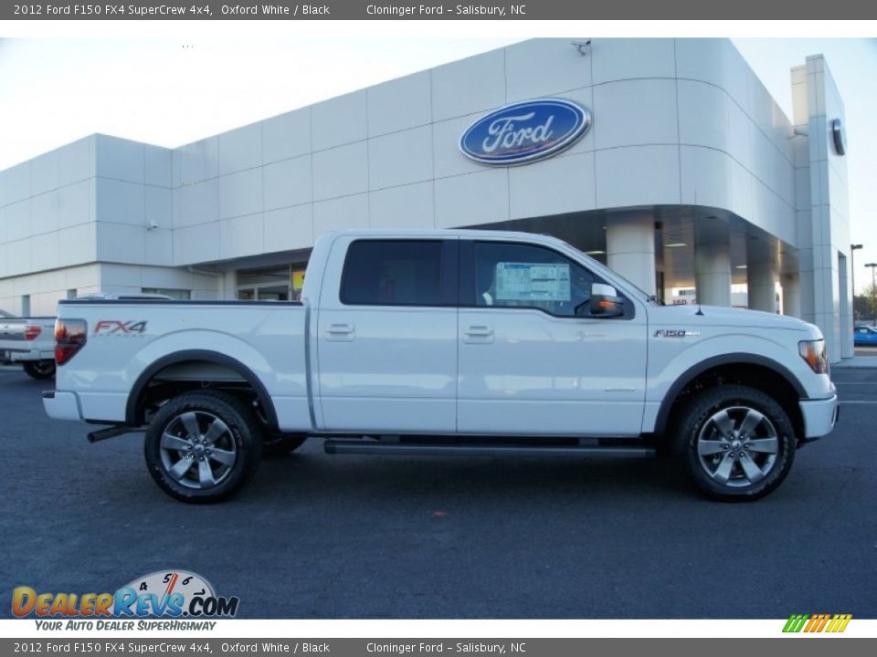 2012 Ford F150 FX4 SuperCrew 4x4 Oxford White / Black Photo #1