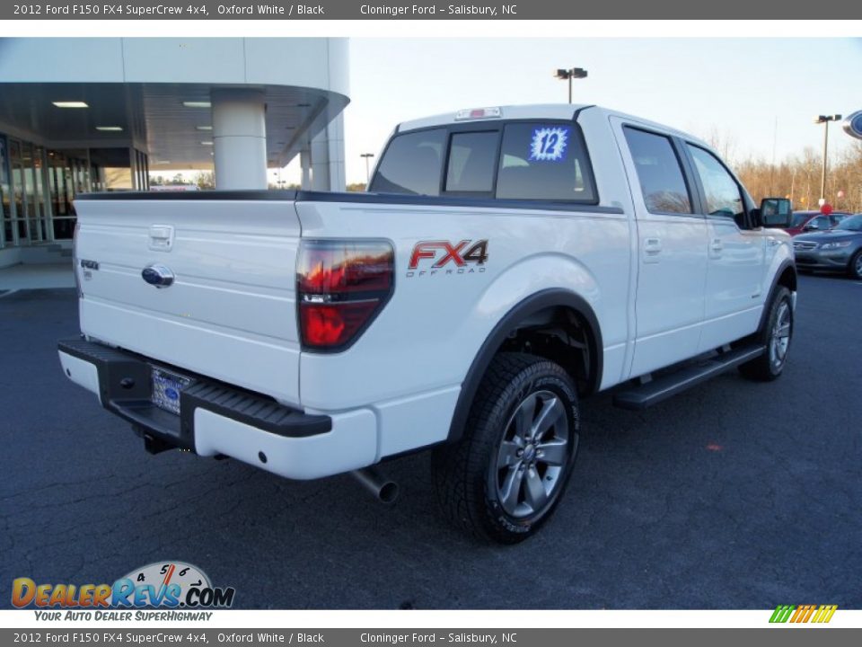 2012 Ford F150 FX4 SuperCrew 4x4 Oxford White / Black Photo #3