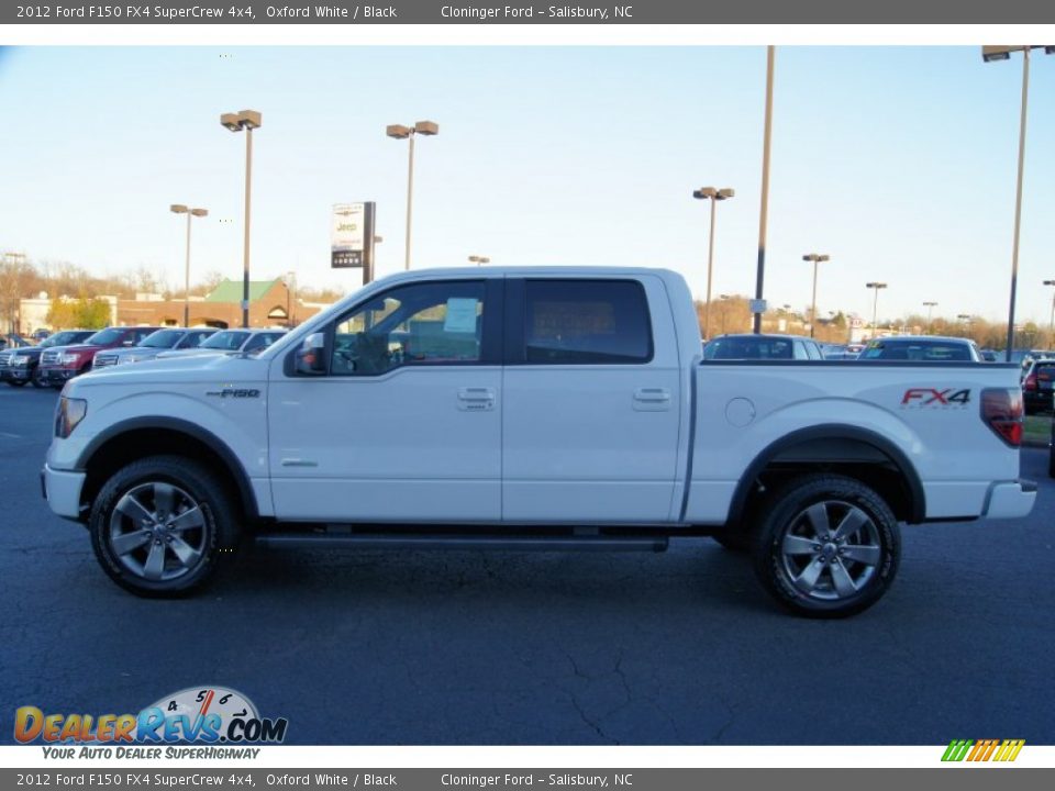 2012 Ford F150 FX4 SuperCrew 4x4 Oxford White / Black Photo #5