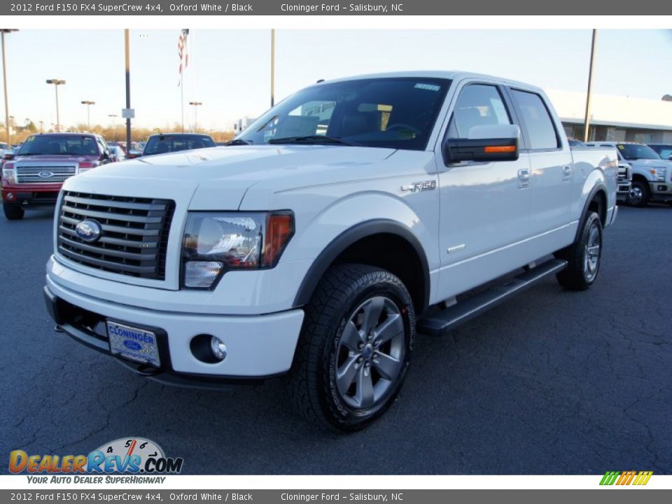 2012 Ford F150 FX4 SuperCrew 4x4 Oxford White / Black Photo #6