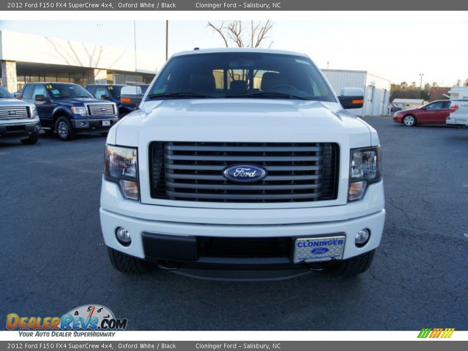 2012 Ford F150 FX4 SuperCrew 4x4 Oxford White / Black Photo #7