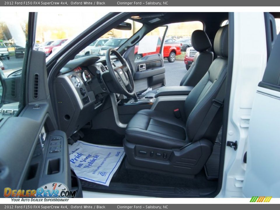 2012 Ford F150 FX4 SuperCrew 4x4 Oxford White / Black Photo #8