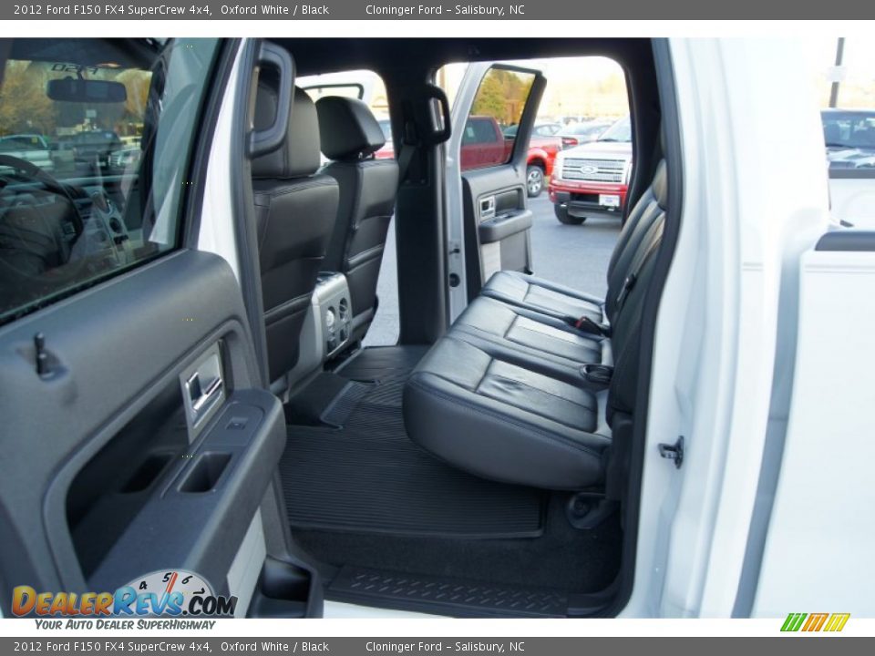 2012 Ford F150 FX4 SuperCrew 4x4 Oxford White / Black Photo #9