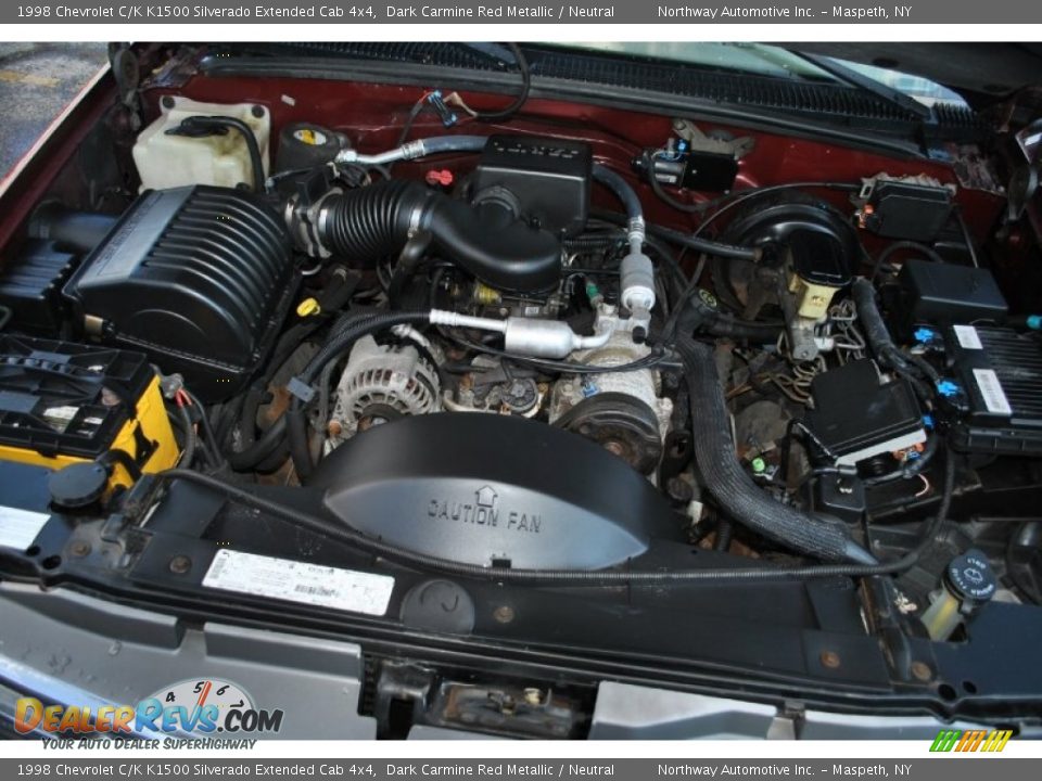 1998 Chevrolet C/K K1500 Silverado Extended Cab 4x4 5.7 Liter OHV 16-Valve V8 Engine Photo #36