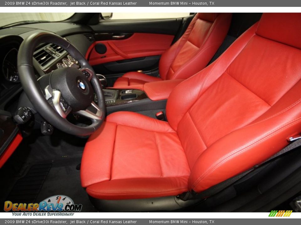 Black bmw coral red leather #3