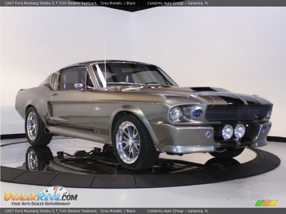 Front 3/4 View of 1967 Ford Mustang Shelby G.T.500 Eleanor Fastback Photo #1