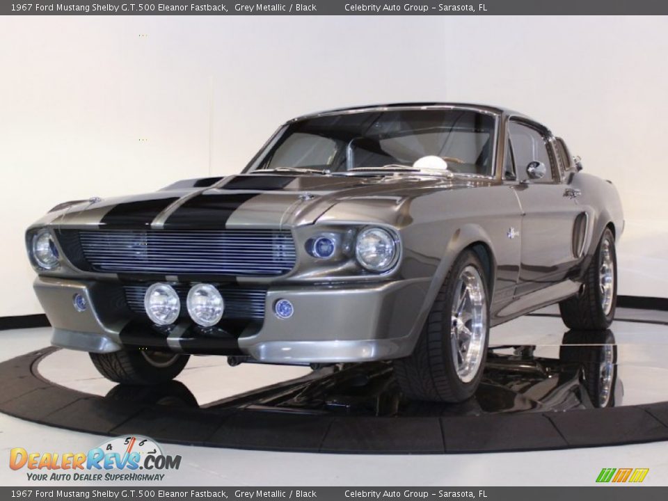 Front 3/4 View of 1967 Ford Mustang Shelby G.T.500 Eleanor Fastback Photo #3