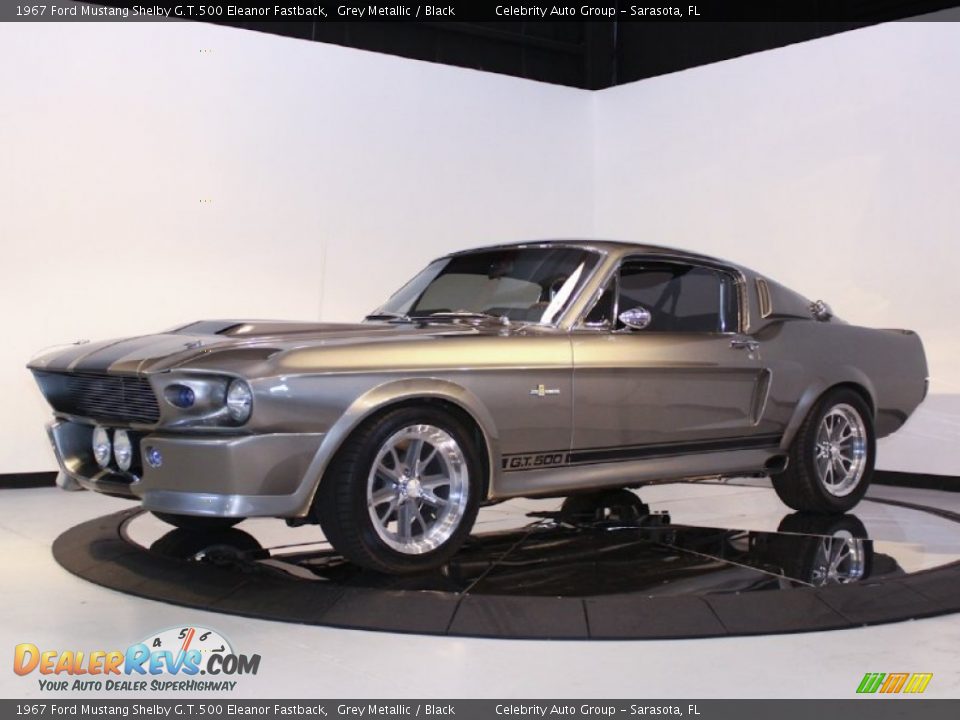 Grey Metallic 1967 Ford Mustang Shelby G.T.500 Eleanor Fastback Photo #4