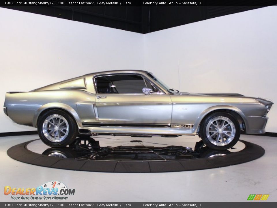 Grey Metallic 1967 Ford Mustang Shelby G.T.500 Eleanor Fastback Photo #10