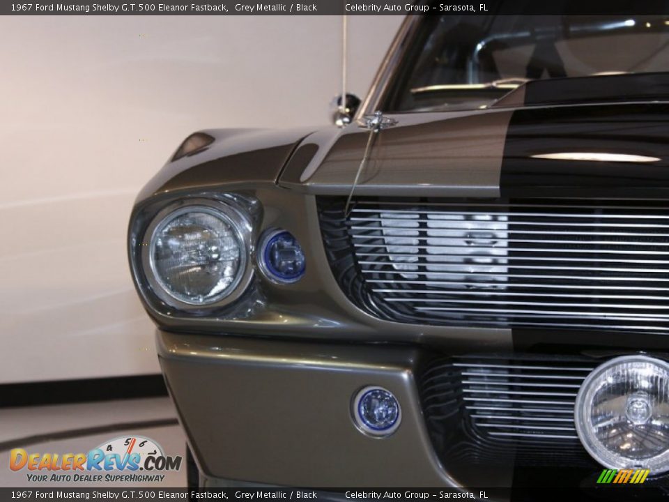1967 Ford Mustang Shelby G.T.500 Eleanor Fastback Grey Metallic / Black Photo #13