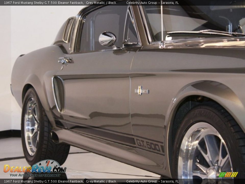 1967 Ford Mustang Shelby G.T.500 Eleanor Fastback Grey Metallic / Black Photo #18