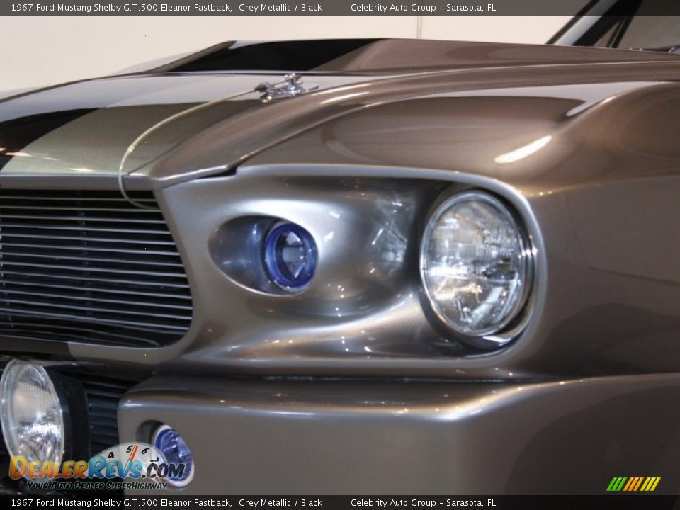 1967 Ford Mustang Shelby G.T.500 Eleanor Fastback Grey Metallic / Black Photo #21