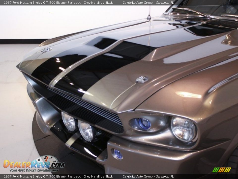 1967 Ford Mustang Shelby G.T.500 Eleanor Fastback Grey Metallic / Black Photo #33